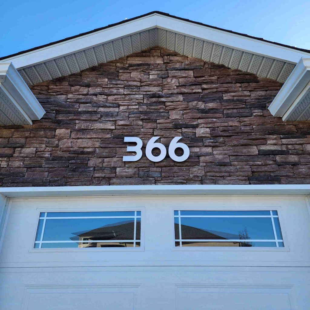 Metal House Number