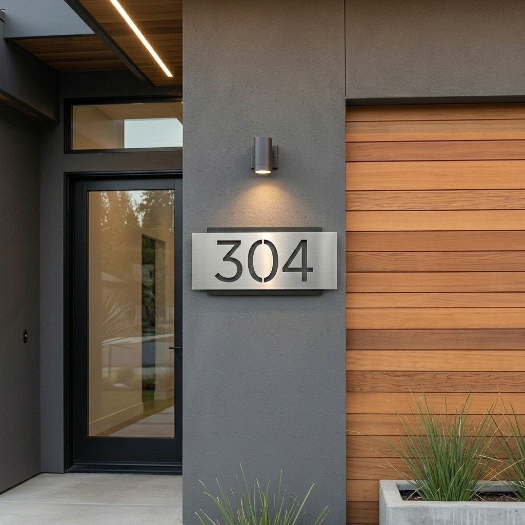 Beautiful and Modern Address Plaques